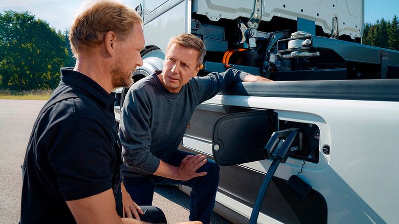 Noch fehlt vielerorts aber die Infrastruktur. (Bild: © Daimler Truck AG)