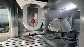 Aus detaillierten CAD-Modelle generiert Moduleworks virtuelle Maschinenmodelle, die unter anderem den Materialabtrag und die Steuerung in Echtzeit abbilden. (Moduleworks)