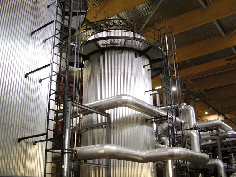 Wurde früher oft nur auf die Investitionskosten gesehen, werden nun verstärkt qualitativ höherwertige Wärmeträgeröle, wie hier in diesem Thermalöl-Erhitzer, gewählt, um die Betriebskosten dauerhaft zu minimieren.  (Bild: Archiv)