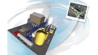 Kleine Mengen Chlor erzeugt die Anlage direkt auf dem Gelände des Verbrauchers – per Fernsteuerung. (Bilder: Akzo Nobel) (Archiv: Vogel Business Media)