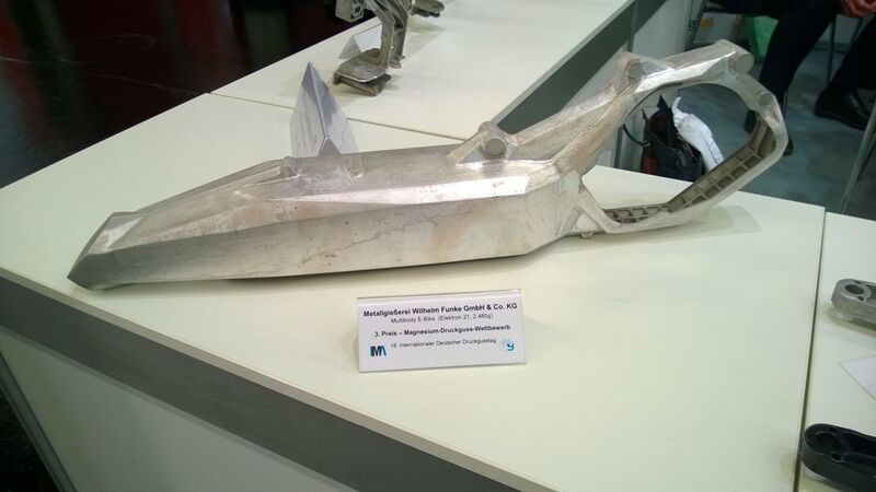The third prize in the magnesium die casting competition was won by the metal foundry Wilhelm Funke GmbH & Co. KG for the 