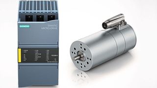 Siemens Simatic-Micro-Drive bieten Antriebslösungen von EBM-Papst, hier der ECI-63.XX-K1 mit industrietauglichem Stecker. (EBM-Papst )