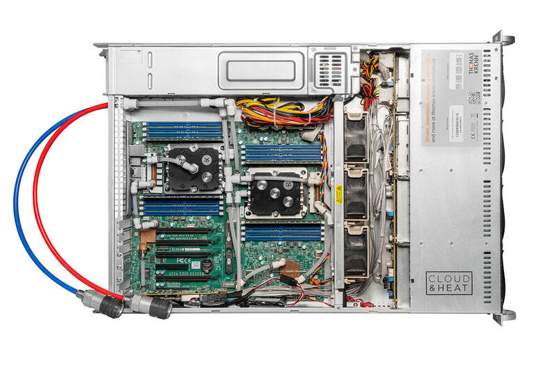 Der Wassergekühlte Server der Thomas-Krenn AG ist ein Standardserver, der auf einem Supermicro-Mainboard basiert.  (Thomas-Krenn AG)