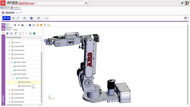Ein Digital Twin sollte jede Änderung am Produkt oder System während der gesamten Betriebsdauer erfassen. Dazu zählt die „Historie