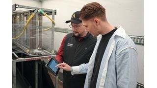 Der Kunde quittiert den Empfang der Ware auf dem digitalen Lieferschein. (Bild: Rent Group)