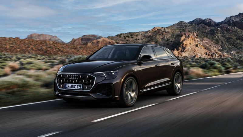 Audi bringt den gelifteten Q8 nun auch als Plug-in-Hybriden.(Bild:  Audi)