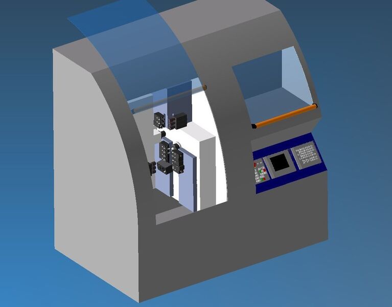 Exemple de simulation sur une décolleteuse Tornos. (Image: Productec)