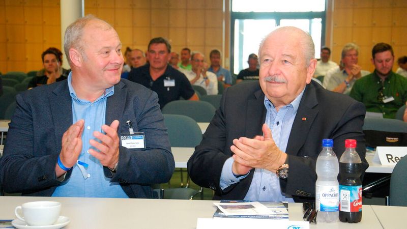 Bundesinnungsmeister Detlef Peter Grün und ZDK-Präsident Jürgen Karpinski genossen die Veranstaltung. (Bild: Wenz)