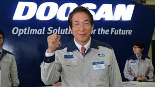 Entschlossen: Jaeyoon Lee, Head der Doosan Machine Tool Group, will den Kunden „optimale Lösungen bieten und sie die die Vorzüge der Doosan Weltklasse-Technologien fühlen lassen." (Bild: Fouhy)
