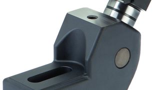 Mit dem Unterbau-Spanner und Unterbau-Anschlag der Erwin Halder KG lassen sich Werkstücke einfach und schnell stirnseitig spannen. (Bild: Erwin Halder)