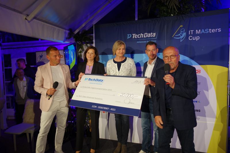 Für die KIO - Kinderhilfe Organtransplantation ist eine stolze Spende von € 20.000 zusammen gekommen. (Bild: IT-BUSINESS)