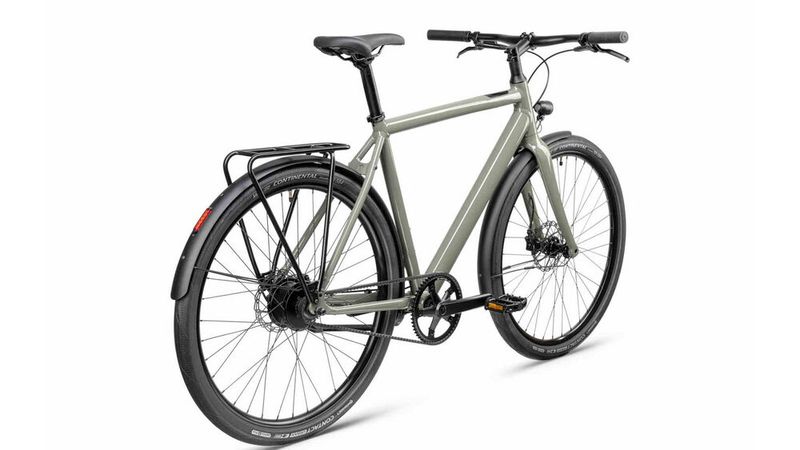 Schön gelöst ist unter anderem das im Schutzblech integrierte, äußerst schlanke LED-Rücklicht. (Bild: Ampler Bikes)