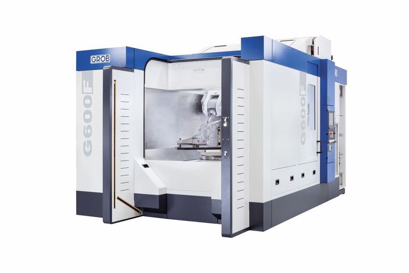 Die G600F ist in gängiger AC-Kinematik ausgeführt und hat einen Störkreisdurchmesser von bis zu 1550 mm.  (Grob)