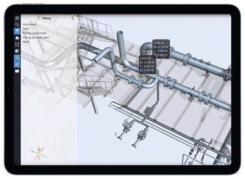 The digital twin provides valuable information for young employees without years of experience. (Image:Hexagon)
