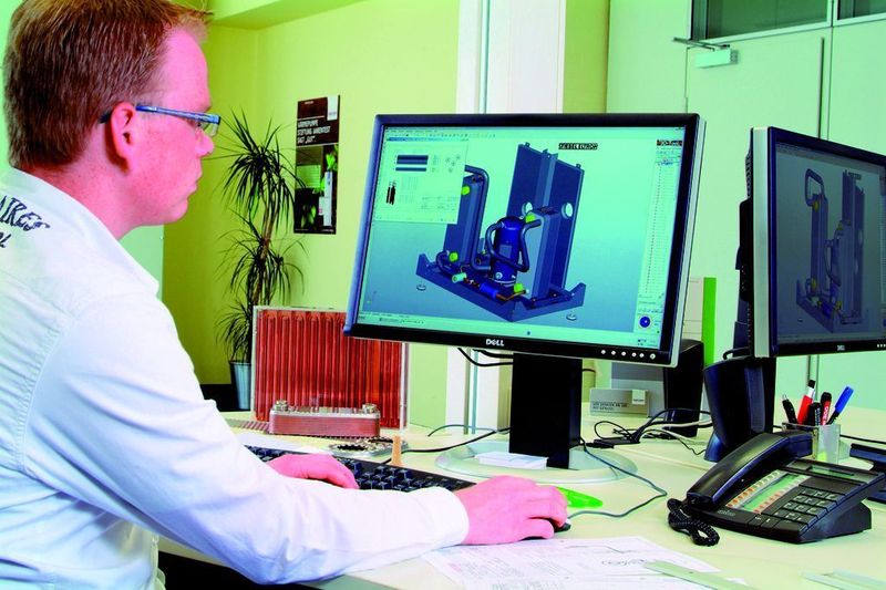 Bild 1: Mit Windchill PDM-Link lassen sich die CAD-Daten aus Pro-Engineer an den verschiedenen Standorten zentral verwalten. Bild: Stiebel Eltron (Archiv: Vogel Business Media)