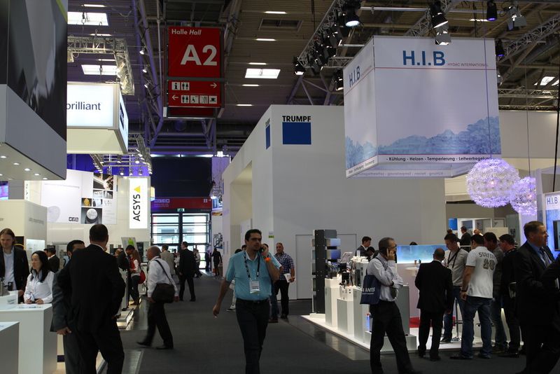 Anbei einige Impressionen von meinem Besuch auf der LASER 2015 in München... (Bild: Königsreuther)