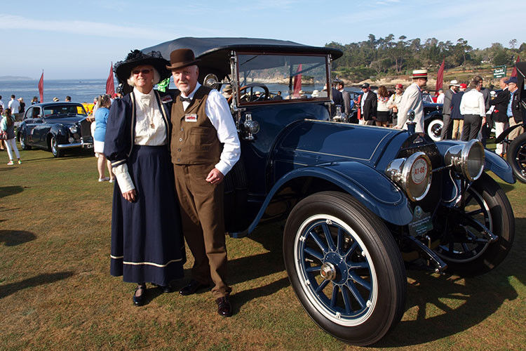 Whitney ist mit seiner Frau Diane und dem 1913er Stevens-Duryea Model C-Six aus San Francisco angereist. (Foto: sp-x)
