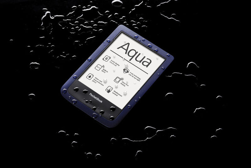 Der Pocketbook Aqua kann kurzzeitig bis zu einem Meter untergetaucht werden. (Bild: Pocketbook)