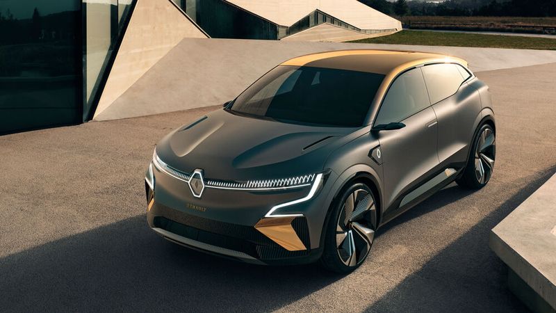 Mit 4,2 Meter Länge fällt der Mégane E-Vision etwas kompakter aus als der normale Renault Mégane. (Bild: Renault)
