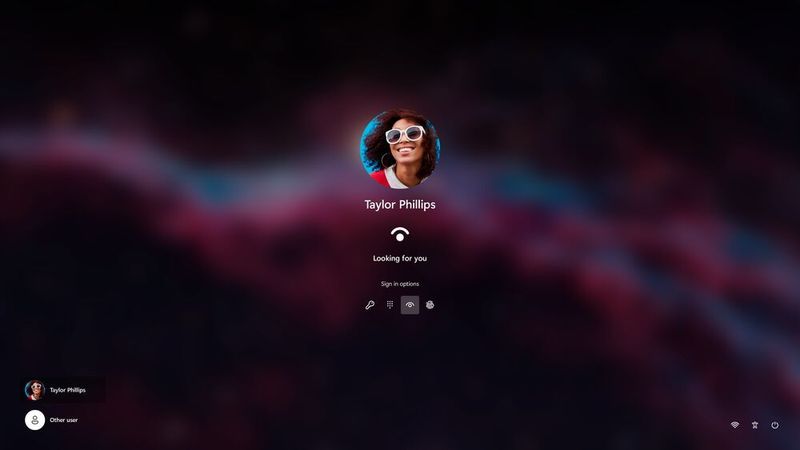 Der Login-Screen von Windows 11 ist aus der letzten Unterversion von Windows 10 übernommen. (Microsoft)