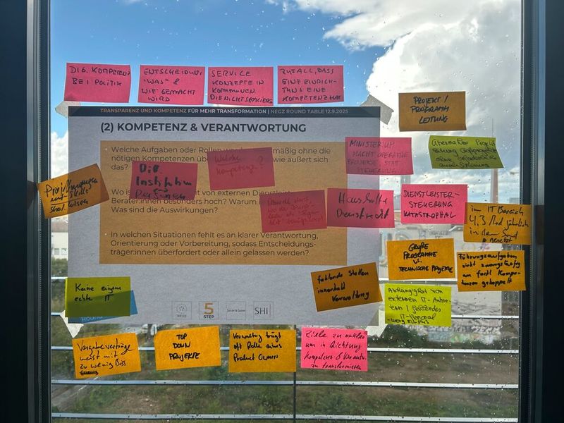 Zusammengetragene Impulse aus dem Roundtable. (Bild: NEGZ)