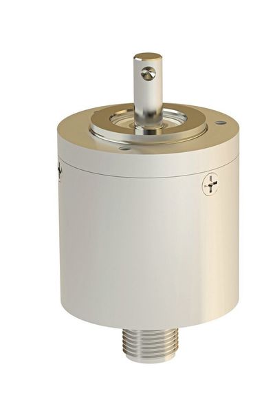 Ideal für sicherheitsgerichtete Anwendungen in FTS und mobilen Robotern: der Singleturn-Drehgeber TRK38 von TWK-Elektronik. (TWK-Elektronik)