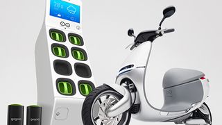 Fahrzeug, Batterien und Ladeinfrastruktur aus einem Guss: das Gogoro-„Ökosystem“. (Foto: Gogoro)