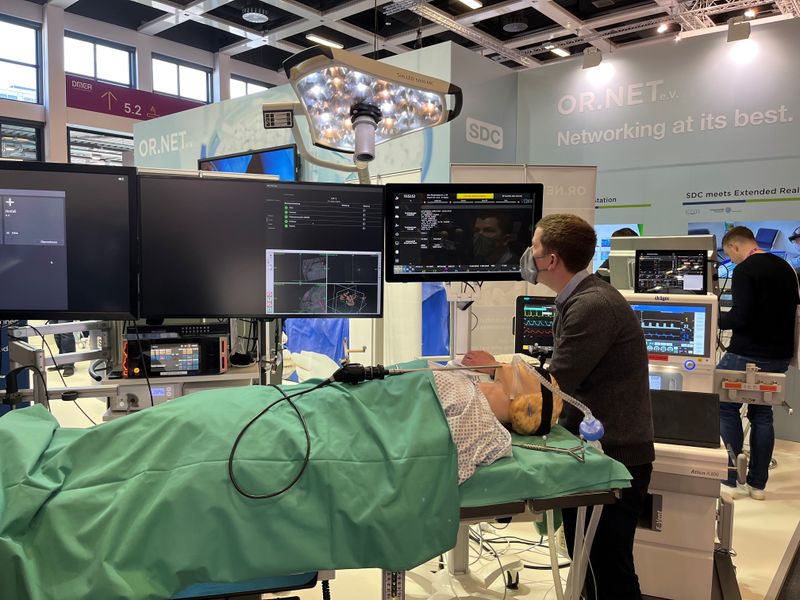 SDC und OR.NET präsentierten den „Operationssaal 4.0“. (su)