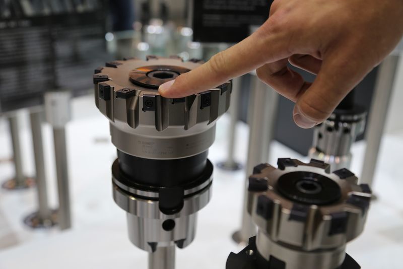 Komet auf der AMB 2014: Der innovative hi.aeQ-Planaufsteckfräser eignet sich hervorragend zum prozesssicheren Eck- und Planfräsen von Gusswerkstoffen (Bild: Böhm)