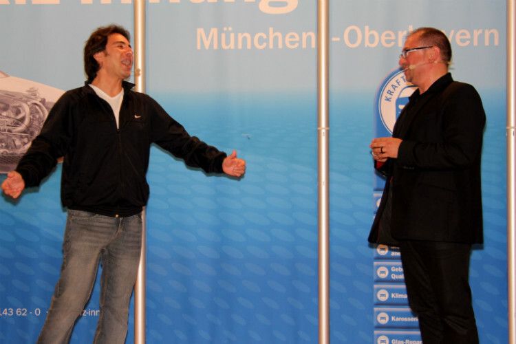 Sorgten für Stimmung: Impro-Theater „impro à la turka“. (Foto: Kfz-Innung)