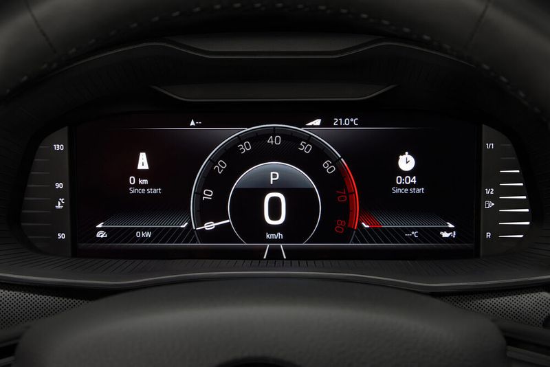 Das digitale Display im Kamiq lässt sich auf verschiedene Weise konfigurieren. Diese Technik nutzen schon die anderen SUV-Geschwister. (Skoda)