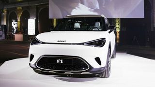 Der Smart #1 feierte am 7. April 2022 Weltpremiere. (Bild: Alexandra Kern/Smart)