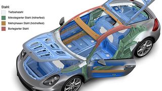 Die neue Generation des Porsche Cayman erhält eine neue Leichtbau-Karosserie. Thomas Christiansen, Leiter Entwicklung Karosserie Rohbau, Baureihe Boxster/Cayman, Porsche AG, erklärt in seinem Vortrag auf dem Leichtbau-Gipfel 2013 das Konzept und die Umsetzung der Bauweise. (Foto: Porsche)