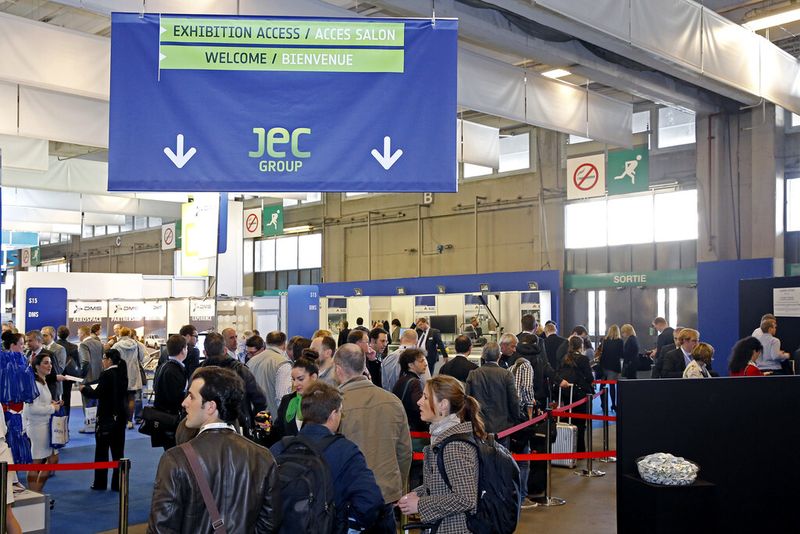 Impressionen von der JEC Europe 2014....Präsentationswucht und Informationsflut in Sachen Leichtbau-Know-how. (Bild: JEC Group)