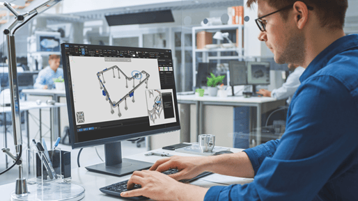 Layout-Konfigurator im Einsatz bei montratec(Bild:  Gorodenkoff/ stock.adobe.com + Dualis)