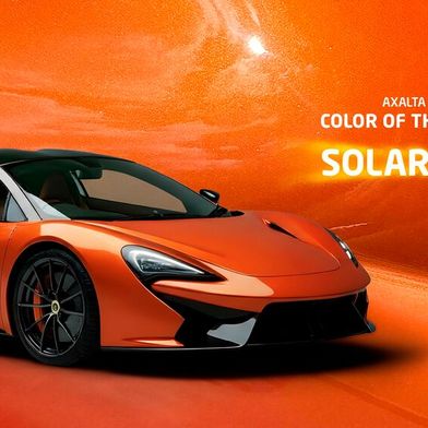 Kräftige Orangetöne haben sich bereits im Supersportwagen-Segment etabliert, wie die Signature-Farben von Lamborghini und McLaren zeigen. (Bild: Axalta)