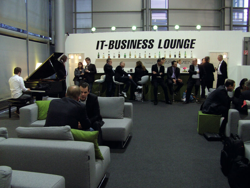 Die IT-BUSINESS Lounge bot Raum für Networking in entspannter Atmosphäre. (Archiv: Vogel Business Media)