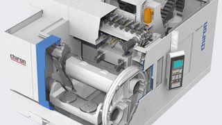 Mit der neuen Baureihe 26 zeigt Chiron sein erstes Horizontal-Bearbeitungszentrum. (Bild: Chiron)