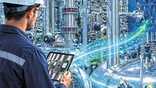 Fluidtechnik für das Plus an Energieeffizienz: Moderne Fluidik, Sensorik und Regelungstechnik steigern die Effizienz von Anlagen – bei Neubau und Modernisierung. (Bild: KI-generiert; Buerkert)