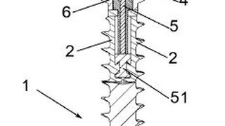 Eine Implantatschraube. (Bild: DPMA)