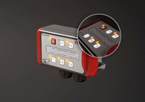 Die moderne LED-Technik bei den beleuchteten Folientastaturen von Bopla soll eine sichere Bedienung garantieren. (Bopla)