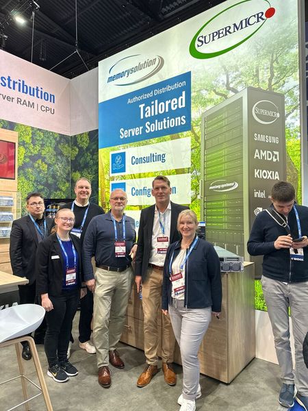 Das memorysolution Team war voll im Einsatz und sprang von einem Termin zum anderen. (Bild: Vogel IT-Medien GmbH)