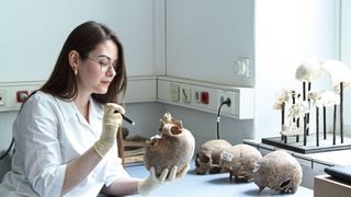 Dr. Joanna Bonczarowska entdeckte gemeinsam mit Kollegen, dass ein vor der modernen Pandemie neu aufgenommenes genetisches Element mit der Virulenz von Y. pestis zusammenhängt. (Bild: Małgorzata Znarowska)
