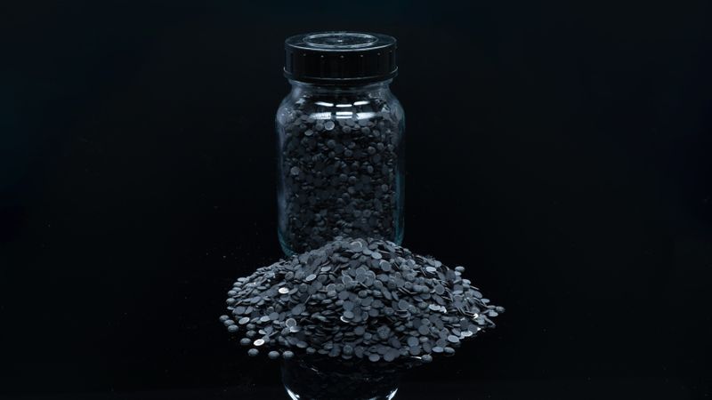 Vulkanox 4060, ein CCPD-haltiges Alterungsschutzmittel für die Reifenindustrie, als umweltfreundliche Alternative zu 6PPD.(Bild:  Lanxess)