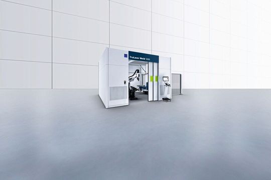 Die Trulaser Weld 5000 von Trumpf soll laut Hersteller robust, flexibel und einfach zu bedienen sein. (Bild:  Trumpf)