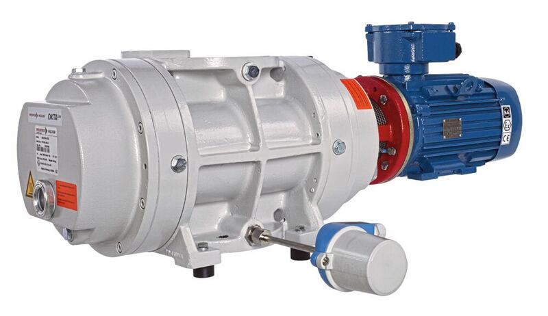 2014: The world's first magnetically coupled Roots pump that satisfies Atex requirements is launched.  (Pfeiffer Vacuum)