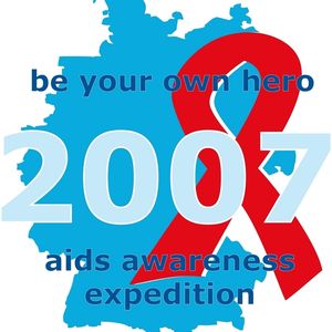 Die »aids awareness expedition 2007« führt in 21 Tagen durch 45 Städte.
