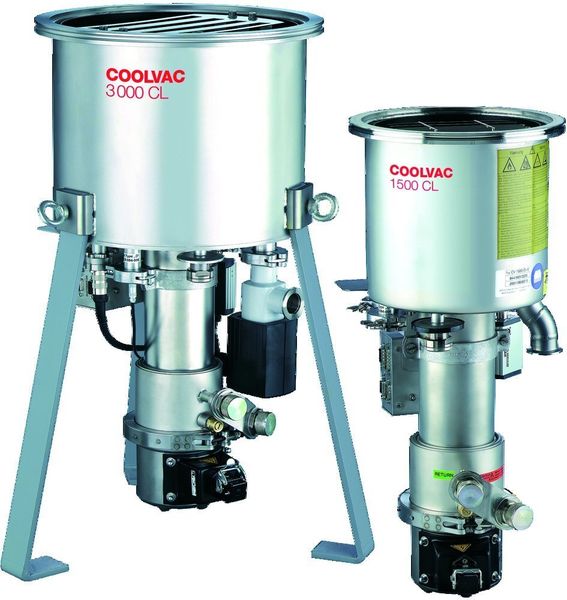 With a flange diameter of 1.4 m, these cryopumps are also impressive in terms of its external dimensions.  (Picture: Oerlikon Leybold Vacuum)