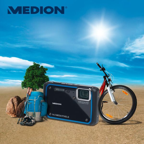 Die Medion Life S43044 ist klein und leicht und kann daher überall mitgenommen werden. (Bild: Aldi)