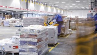 Optimal ausgestattete Logistik- und Lagerhallen bilden die Voraussetzung für Wirtschaftlichkeit und Effizienz. (Trilux)